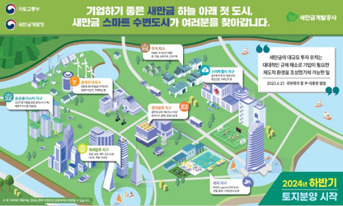 새만금개발청, '2023 대한민국 부동산 트렌드 쇼'에서 새만금 첫 도시 소개