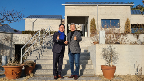 안도걸 광주 동구·남구을 예비후보, 문 전 대통령 예방