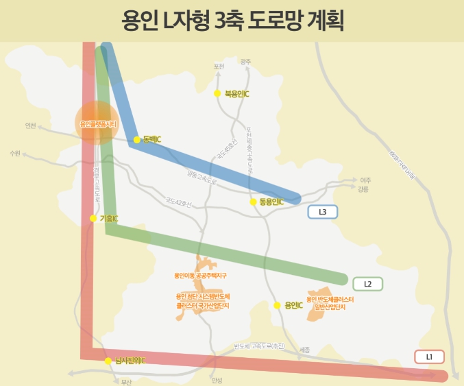 용인특례시, 시 전역 고속도로·자동차전용도로로 연결 구상 밝혀