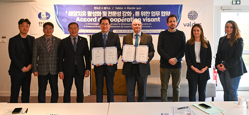 완도군, 프랑스와 맞손 ‘해양치유·해양바이오 전문성 강화’