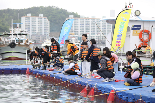 완도 장보고수산물축제 힐링 콘텐츠는? 대나무 바다낚시!