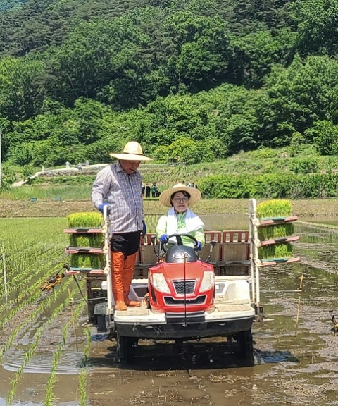 권향엽 당선인, 곡성 석곡농협 주최 모내기 행사 참석…“백세미 풍년 기원”