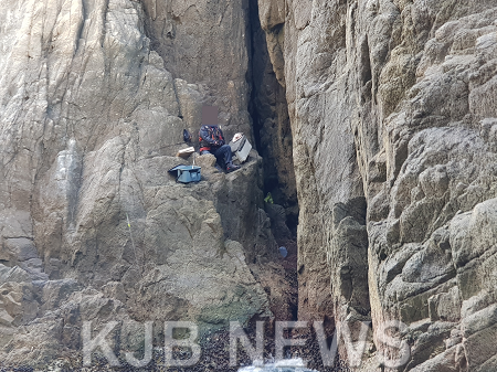 백도에 무단 입도해 해경에 적발된 낚시꾼 사진 (1).png