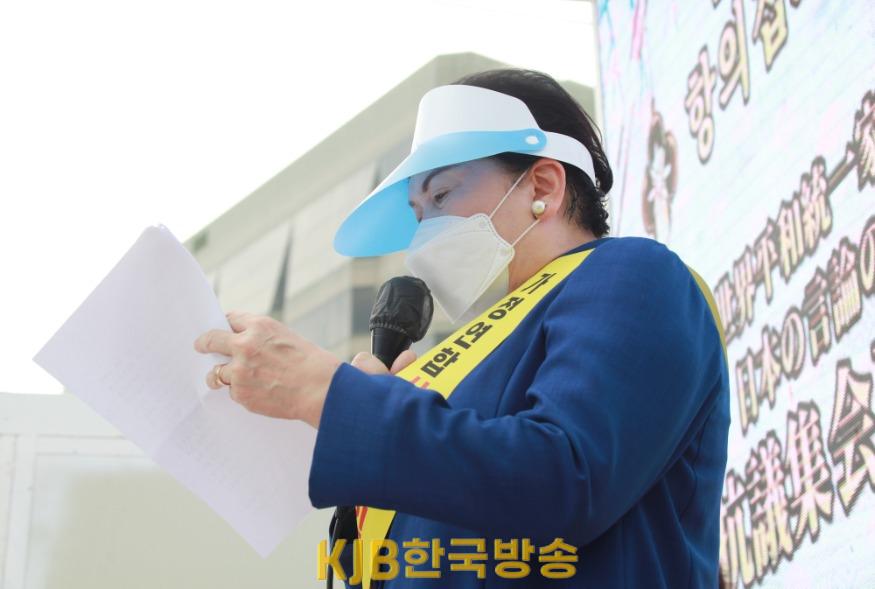 납치감금을 호소하는 우다 에츠꼬 세계평화통일가정연합 재한 일본 신도 언론 피해 대책위원회 위원장.jpg